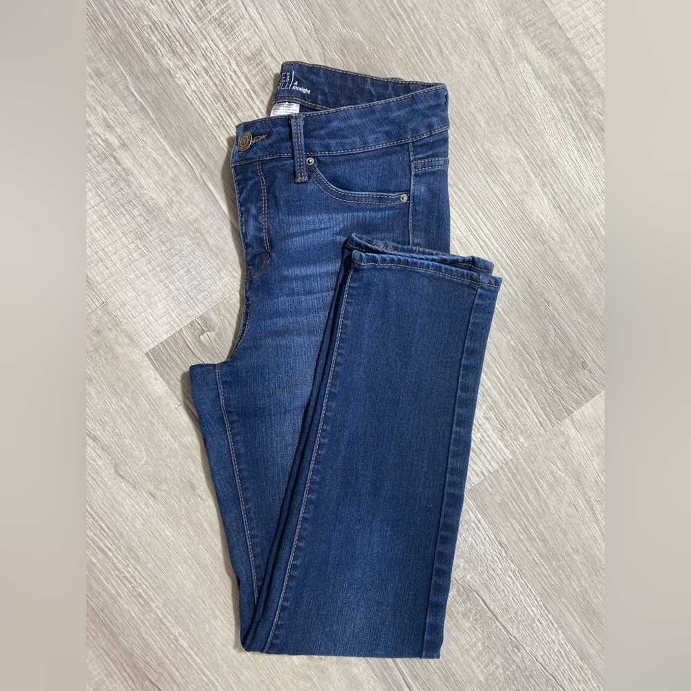 Women’s Straight Leg Denim Jeans-4